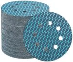 Schleifpapier 125mm Klett 100 St&uuml;ck K&ouml;rnung 120 Mit 8 Staubabsaugungsl&ouml;chern