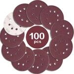 Schleifpapier 125mm Klett P240 K&ouml;rnung 100 St&uuml;ck F&uuml;r Exzenterschleifer