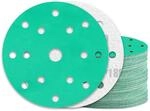 Schleifpapier 150mm Klett 180er K&ouml;rnung 15 Loch F&uuml;r Exzenterschleifer 60...
