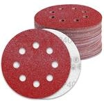 Schleifscheiben 125mm Klett 40 K&ouml;rnung 8 Loch F&uuml;r Exzenterschleifer 70 St&uuml;ck