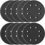 100x Schleifpapier 125mm Klett 8 Loch K&ouml;rnung Mix F&uuml;r Exzenterschleifer
