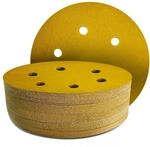 Schleifpapier 150mm Rund Klett 6-loch K&ouml;rnung 60-320 F&uuml;r Exzenterschleifer