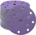 Schleifpapier 150mm Klett 60 K&ouml;rnung 15 Loch F&uuml;r Exzenterschleifer Holz Metall