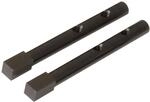 Vierkantadapter, 10mm, 2er Pack, Br&uuml;niert
