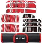 36tlg. S&auml;bels&auml;geblatt-set Hcs/bimetall F&uuml;r Holz, Metall, Kunststoff Mit...