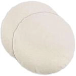 Kissenbezug 2 Pcs Heerlen Creme &Oslash; 40 Cm Boucl&eacute; Vidaxl