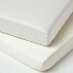 Homescapes - Spannbettlaken Kinderbett 70 X 140 Cm, 100% Bio-baumwolle, 2er Set,