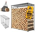 Vevor Kaminholzregal 3/8 Cord Brennholzregal Feuerholzregal 1855x715x1850mm, F&uuml;r