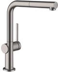 Hansgrohe Talis M54 - Sp&uuml;ltischarmatur Mit Ausziehbarem Auslauf, Geb&uuml;rstetes