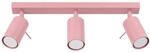 Deckenleuchten Ring Rosa 3xgu10 45cm Stahl Sollux