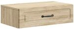 Wandmontierter Beistelltisch Sonoma-eiche 59 X 34,5 X 17 Cm Vidaxl
