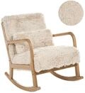 Schaukelsessel Skovde Webpelz Hellbeige