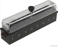8-poliger Flachsicherungskasten 142x43,5mm 32 St&uuml;ck 6,3mm Steckverbinder
