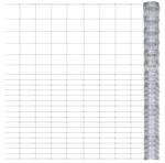 Gartenzaun Verzinkter Stahl 50x1,6 M Silbern Vidaxl