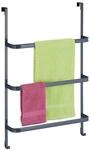 T&uuml;r Handtuchhalter, Ohne Bohren, 3 Stangen & 2 Haken, Hbt: 85 X 54,5 X 15 Cm,