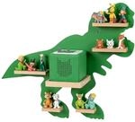 Relaxdays Toniebox Regal, Magnetisch, F&uuml;r Musikbox & 35 Tonies, Dino, Hxbxt: 45 X 59