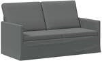 2-sitzer Sofa Dunkelgrau 150 X 81 X 82 Cm Stoff Vidaxl