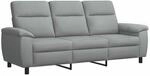 Sofa Hellgrau 214 X 90 X 95 Cm Stoff Vidaxl