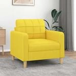 Sofasessel Hellgelb 60 Cm Stoff Vidaxl
