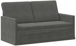 2-sitzer Sofa Dunkelgrau 150 X 81 X 82 Cm Cordstoff Vidaxl
