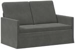 2-sitzer Sofa Dunkelgrau 130 X 81 X 82 Cm Cordstoff Vidaxl