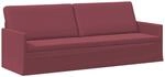 3-sitzer Sofa Weinrot 220 X 81 X 82 Cm Stoff Vidaxl