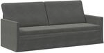 3-sitzer Sofa Dunkelgrau 190 X 81 X 82 Cm Cordstoff Vidaxl