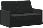 2-sitzer Sofa Schwarz 130 X 81 X 82 Cm Samt (v) Vidaxl