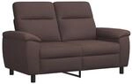 Sofa Dunkelbraun 158 X 90 X 95 Cm Stoff Vidaxl