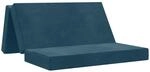 Klappsofa Bett 120 X 67 X 45 Cm Blau Vidaxl