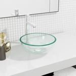 Waschbecken Hartglas 30x12 Cm Transparent Vidaxl