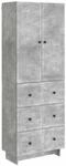 Vidaxl Cabinet Set 2 Pcs Concrete Grey Engineered Wood