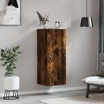 Wandschrank R&auml;uchereiche 34,5x34x90 Cm Holzwerkstoff Vidaxl