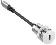 Vivolink Prousbcmf0.3socket-w Usb-c 3.2 Gen 2 Kabel 0,3 M Wei&szlig;
