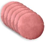 Kissenbezug 6 Pcs Heerlen Rosa &Oslash; 30 Cm Samt Vidaxl