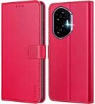 Klapph&uuml;lle F&uuml;r Honor 400 5g Rot Mit Kartenf&auml;chern Und Standfunktion