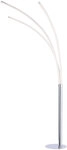 Neuwertig] Led Stehleuchte Lampe Maja Chrom Eisen Kunststoff Dreiflammig B-ware