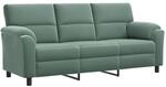 Sofa Meergr&uuml;n 214 X 85 X 93 Cm Samt Vidaxl