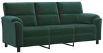 Sofa Dunkelgr&uuml;n 214 X 85 X 93 Cm Samt Vidaxl