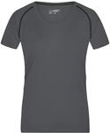 James & Nicholson Funktions-shirt Damen Jn495 Gr. 2xl Titan/black
