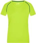 James & Nicholson Funktions-shirt Damen Jn495 Gr. 2xl Bright-yellow/bright-blue