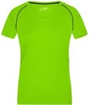 James & Nicholson Funktions-shirt Damen Jn495 Gr. L Bright-green/black