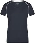 James & Nicholson Funktions-shirt Damen Jn495 Gr. L Black/white