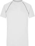 James & Nicholson Funktions-shirt Herren Jn496 Gr. L White/silver