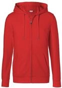 K&uuml;bler Kapuzen-sweatjacke 5022 Mittelrot Gr. Xs