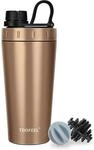 Protein Shaker Flasche 20 Oz Edelstahl Bpa-frei Auslaufsicher Gym Vakuum Metall