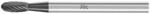 Pferd Tungsten Carbide Burrs Tre 0307/3 Z3 Plus Hc-fep Ovalfr&auml;ser