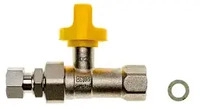 Br&ouml;tje Kugelhahn F. Gasanschluss 1/2" Adh 1/2, 982689