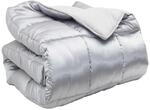 Winterbettdecke 240 X 260 Cm 450 G/m&sup2; Satin Und Mikrofaser Vidaxl