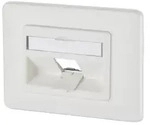 Metz Connect Modul Anschlussdose Up 1 Port Unbest&uuml;ckt Reinwei&szlig; 1309141002-e